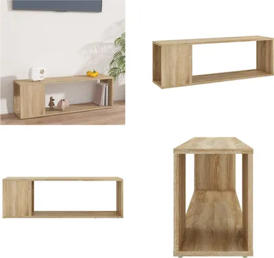 Obrázek produktu pro vidaXL TV skříňka Sonoma dub 100x24x32 cm materiál na bázi dřeva - TV skříňka - TV skříňky - TV nábytek - TV nábytek