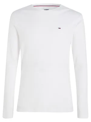 Produktbild von Tommy Jeans Herren Tjm Original Rib Longsleeve Tee Dm0dm04409 Langarm Strickober