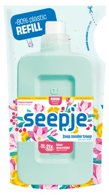 Productafbeelding van Seepje Wasmiddel Navulverpakking Kleur Magnolia 1000 ml