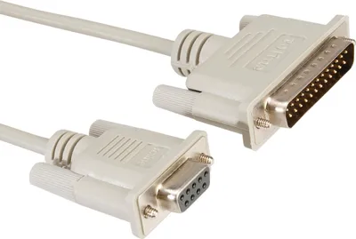 Obrázok produktu pre ROLINE Modem Cable, DB9 F - DB25 M 3.0 m, 3 mm, Šedá