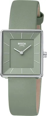 Boccia 3351-07 Damen-Armbanduhr Titan Salbeigrün 1