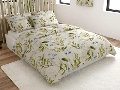 Produktbild von Mikrofaser-Bettwäsche KARDA weiß 70x90 + 140x200