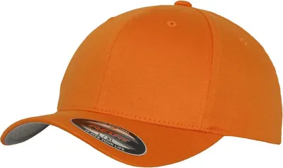 Produktbild von Urban Classics Flexfit Wooly Combed Cap Herren Basecap Einfarbig, Größe: L/Xl; Farbe: Orange