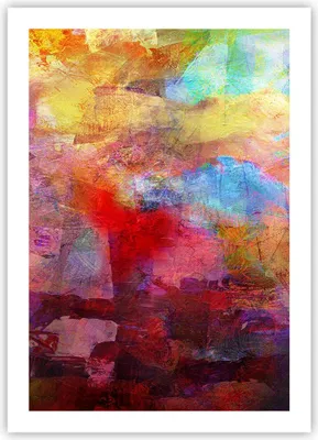 Produktbild von Poster - Poster ohne Rahmen - Abstraktion modern - 50x70 cm - Wand Bild - Wanddeko - Wandbilder - Kunstposter - Wandposter - Bilder - Kunstdruck - Wanddekoration - Wandbild - P2XPA50x70-3574