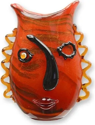 Abstrakte Luxus Designer Deko Vase Blumenvase Gesicht Abstract Luxury Designer Decorative Vase Flower Vase Face