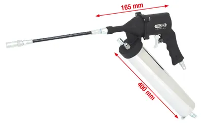 Obrázok produktu pre KS TOOLS Druckluft-Fettpresse mit flexiblem Schlauch und Düse 515.3900