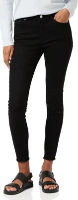 Productafbeelding van Only Blush Life Mid Schwarze skinny broek voor dames