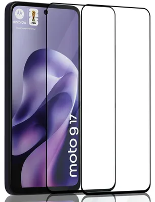 Produktbild von 2-Pack Motorola Moto G17 Displayschutzfolie - Gehärtetes Glas 9H - Super Qualität 3D