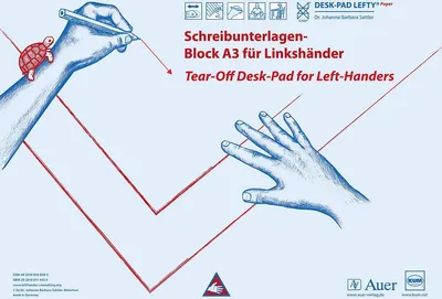 Produktbild von Schreibunterlagen-Block A3 für Linkshänder