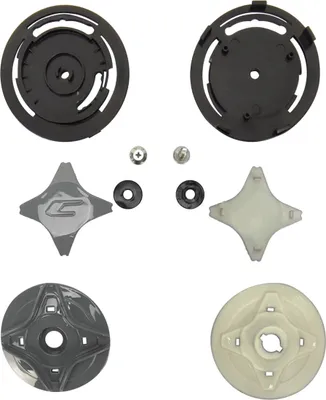 Produktbild von Graues Visierbefestigungsset für CGM 169 ILLI Jet-Helm