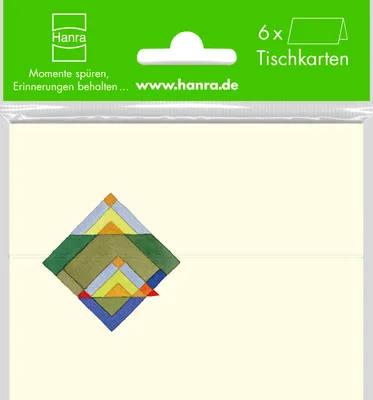 Produktbild von Tischkarte - 6er-Set - 6 Stück im Topper - cremefarben mit ausgestanzt