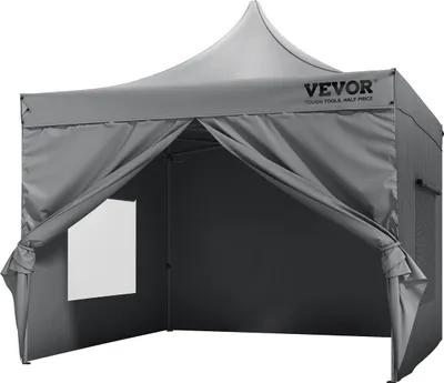 Obrázok produktu pre Pop Up Canopy Stan Vonkajší altánok Stan 304,8 x 304,8 cm s bočnými stenami tmavošedý