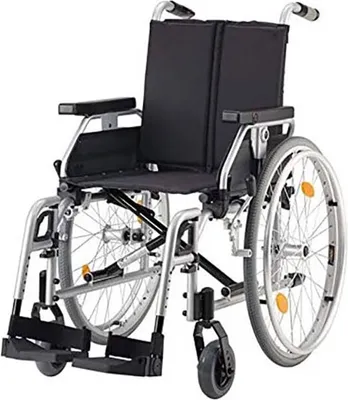 Produktbild von Leichtgewichtrollstuhl Pyro light silber-metallic>>>>SB 43 cm