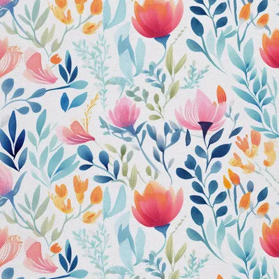 Image de OUTDOOR DECOSTOFFE OXFORD - Blumen - DX2388