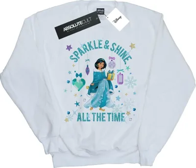 Produktbild von Disney - "Sparkle And Shine" Sweatshirt für Damen BI33056 (S) (Weiß)