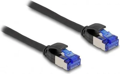 Image de DELOCK Câble réseau RJ45 Cat.6A S/FTP Slim 2m noir