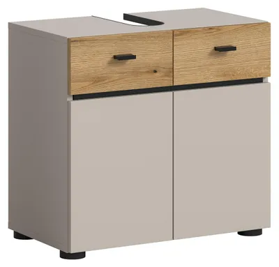 Produktbild von Waschbeckenunterschrank Aqua | Kaschmir / Evoke Oak