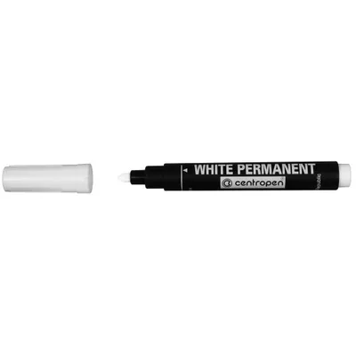 Immagine prodotto di Marcatore Centropen 8586 Bianco, permanente, bianco