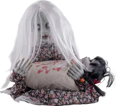 Produktbild von "Mädchen mit weinendem Baby" Animiert | 50 cm