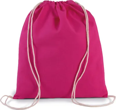 Produktbild von Kimood Kleiner Rucksack aus Baumwolle mit Kordeln