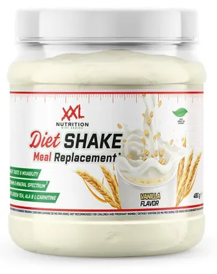 Produktbild von Diät Shake Mahlzeitersatz | XXL Nutrition Diet Shake Vanille 480 g | Abnehm Shake mit Protein ohne Zuckerzusatz