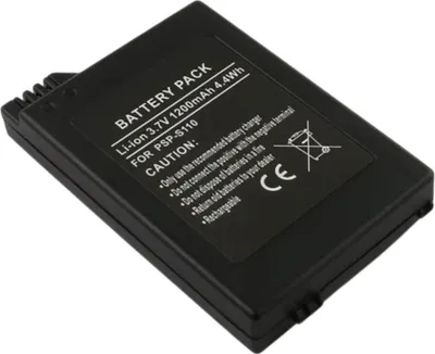 Obrázek produktu pro Avizar, Li-Polymerová baterie 1200 mAh pro Sony PSP 2000, černá