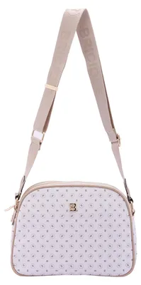Immagine prodotto di Borsa a Tracolla Donna Mantova Ecopelle con Zip Nero e Marrone UNICA 19x26x9 cm 4048-BLACK_BROWN