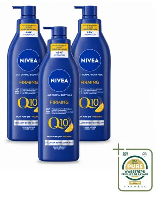 Obrázek produktu pro 3 x NIVEA Q10 tělové mléko s obsahem vitamínu C pro suchou pokožku, 400 ml - balení s 3 kusy