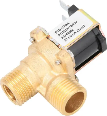 Obrázek produktu pro G1/2" magnetický ventil z mosazi, normálně uzavřený, spínač přívodu vody (AC220V)