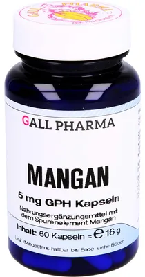 Obrázek produktu pro GALL PHARMA Mangan 5 mg kapsle, 60 ks kapslí