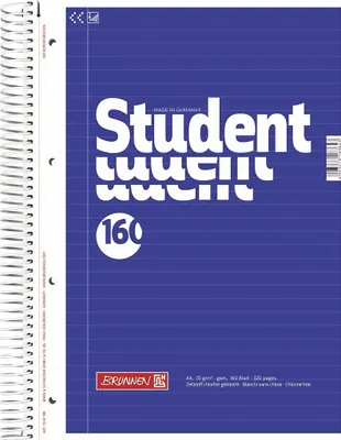 Produktbild von Notizblock / Collegeblock Student ( A4 liniert 70g/m? 160 Blatt ..
