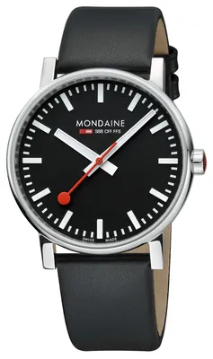 Produktbild von Mondaine Herren Uhr Armbanduhr 43 mm MSE.43120.LB evo2 Leder