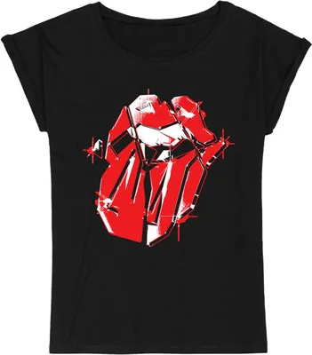 Produktbild von The Rolling Stones T-Shirt Damen Hackney Diamonds Tongue schwarz M