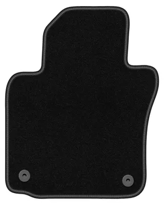 Produktbild von Fahrermatte Velours für Volkswagen Jetta V 2005-2011 (Limousine/Variant/Kombi) – 1-tlg, Schwarz, passgenau – Wielganizator BASIC