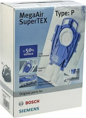 Zdjęcie produktu dla Worek Hoover BBZ41FP (4+1), typ P (4 sztuki + filtr mikrohigieniczny)