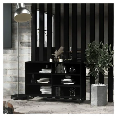 Produktbild von Sideboard, Schwarz, 103,5 x 35 x 70 cm, Holzwerkstoff