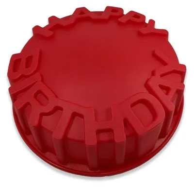 Productafbeelding van Siliconen bakvorm voor muffins, cupcakes, taart, pudding, ijsblokjes, gelatine. Geschikt voor verjaardagstaarten. Broodbakvorm. Willekeurige kleuren