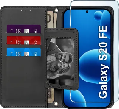 Obrázek produktu pro ETUI z klapką do Samsung S20 FE Zamykane Magnetyczne + SZKŁO 9H