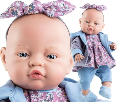 Zdjęcie produktu dla HISZPAŃSKA LALKA BOBAS 45 cm PAOLA REINA 05197