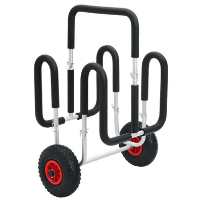 Produktbild von vidaXL SUP Trolley für 2 Surfbretter 90 kg Aluminium