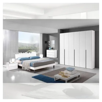 Immagine prodotto di Comodino 2 cassetti bianco Manitoba