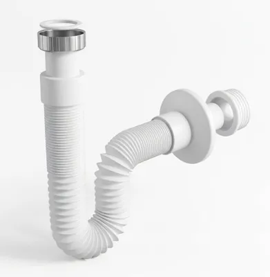 Immagine prodotto di Sifone flessibile per lavabo, attacco 1 1/4" x 32 mm