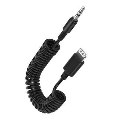 Obrázok produktu pre Audio kábel Lightning / 3,5 mm jack, Puluz - čierny
