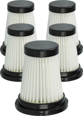 Produktbild von vhbw 5x Staubsaugerfilter kompatibel mit Genius Invictus One DC, 1, 2 Staubsauger - Schmutzfilter, Filtereinheit