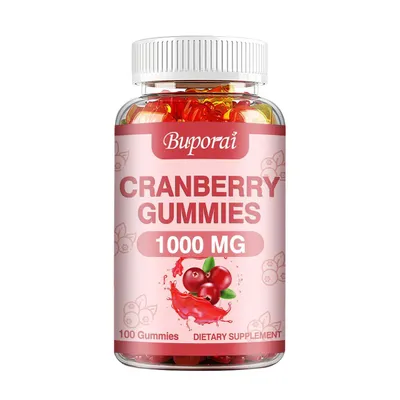 Image de Cranberry Gummies (100 gommes) Complément alimentaire, voies urinaires, détoxication, nettoyage, vessie, reins, prostate