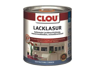 Produktbild von PROFI | 0,375 L | Buche 2,5 Liter Lacklasur L17, Holzlasur für Innen und Außen, Deckend und Matt, Wetterfest und UV Beständig, Für Möbel, Türen und Holzfassaden