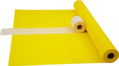 Produktbild von Sensalux Kombi-Set 1 Tischdeckenrolle 1m x 25m gelb + Tischläufer 15cm creme