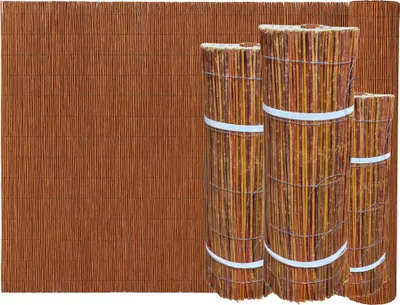 Immagine prodotto di Arella in Vimini Naturale Recinzione Frangivista Frangisole Balcone Giardino Terrazza 60x300 cm Pannello Recinzione Stuoia Frangivento