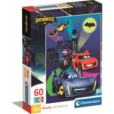 Image de Clementoni Legpuzzel Super Color Batwheels, 60st.