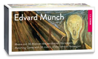 Image de Jeu de mémoire/Jeu d'association : Les 36 œuvres les plus importantes du célèbre artiste norvégien Edvard Munch